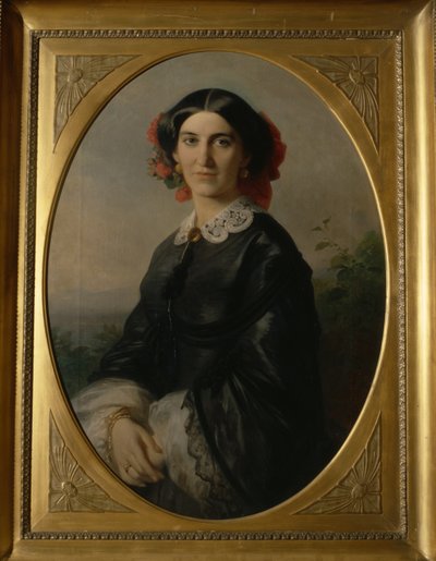 Princess Johanna von Bismarck, 1857 by Jakob Becker